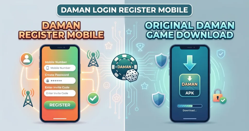 Daman Login Register Mobile