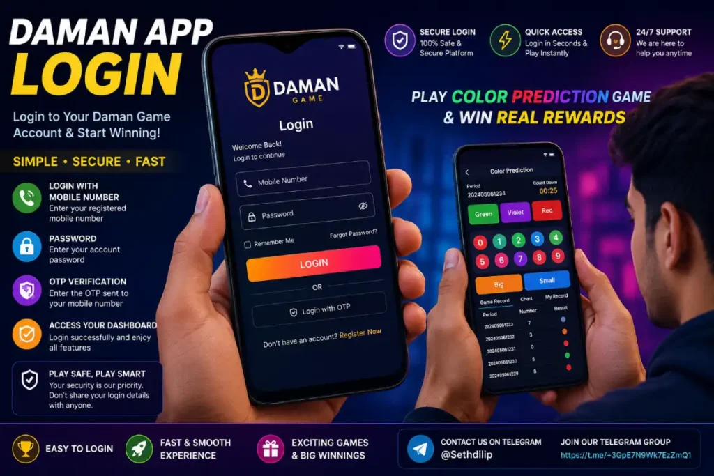 daman game login