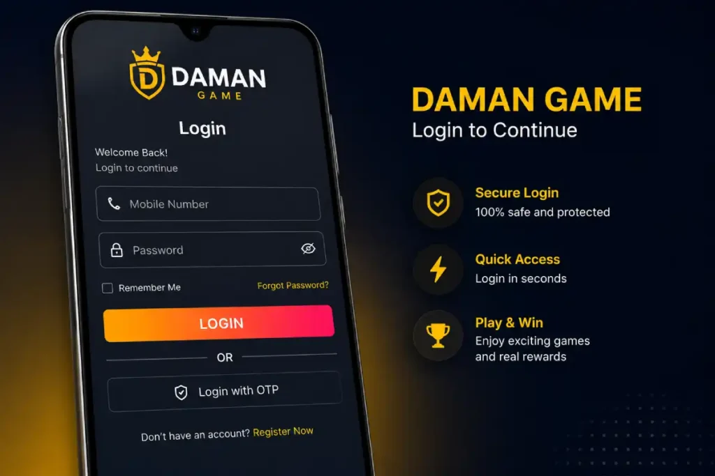 daman game login guide